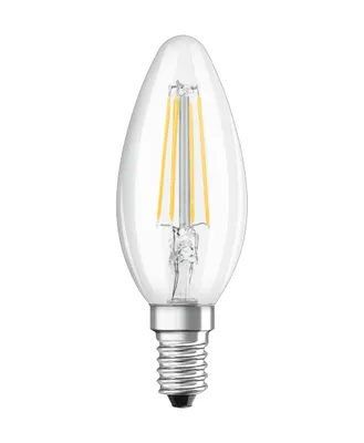 Produktbild von OSRAM Superstar dimmbare LED-Lampe mit besonders hoher Farbwiedergabe (CRI90) für E14-Sockel, Filament-Optik ,Kaltweiß (4000K), 470 Lumen, Ersatz für herkömmliche 40W-Leuchtmittel, dimmbar, 1-er Pack