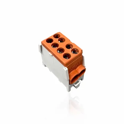 A product shot of an electrical connector on a white background.