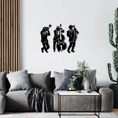 Obrázok produktu pre Wallity, Münis, nástenná dekorácia, čierna, kov, 61 x 47 cm