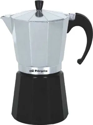 Produktbild von Orbegozo KFM 130, Mokka-Kanne, Aluminium, Schwarz, Aluminium, 1 Tassen