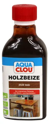 Produktbild von Clou B11 Holzbeize teak 0,25L Wasserbeize Beize Möbelbeize