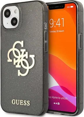 Image de Guess Guhcp13Spcugl4Gbk Iphone 13 Mini5,4 Czarny/Black Hard Case Glitter 4G Big Logo