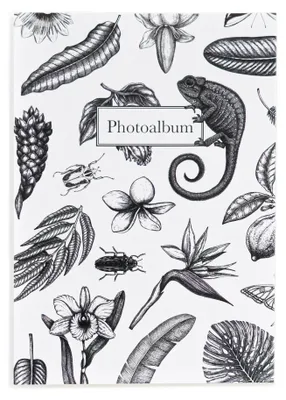 Produktbild von Einsteckalbum 10x15 Tropisches Schwarz-Weiß für 36 Fotos