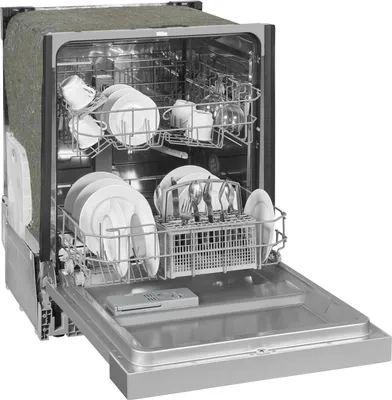 Produktbild von Exquisit Geschirrspüler EGSP6012-EB-030E inox | Spülmaschine 60 cm | ECO-Modus | Maßgedecke: 12 | Startzeitvorwahl | Einbaugerät
