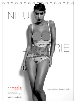 Produktbild von NILU LINGERIE 2025 (Tischkalender 2025 DIN A5 hoch), CALVENDO Monatskalender