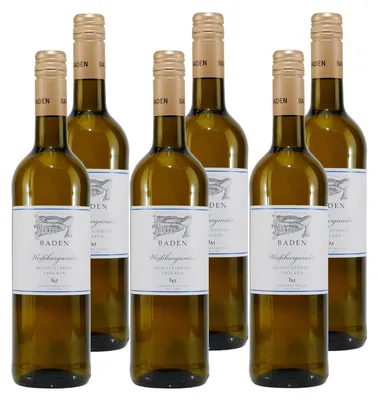 Produktbild von Leonhard Müller Weißburgunder - Weißwein Baden (6 x 0,75L)