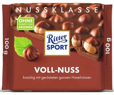 Immagine prodotto di Ritter SPORT 5211927009 Ritter SPORT Voll-Nuss Schokolade 100,0 g