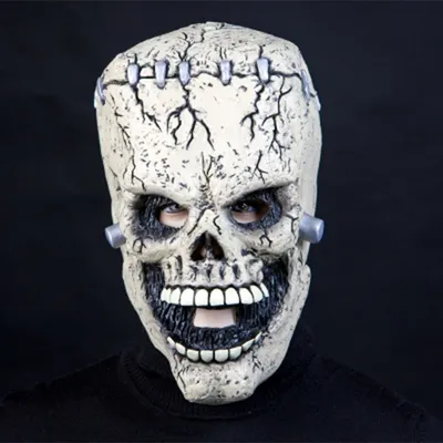 Produktbild von Latex Maske - Frankenstein-Schädel - Latexmaske