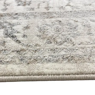 Produktbild von Orientteppich mit Pflanzen Verzierungen & Ornamenten in creme Größe - 140 x 200 cm