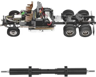 Obrázok produktu pre Koleso pre horské bicykle, 28 palcov – kovové – vhodné pre modely Tamiya 1/10 – dĺžka 167 mm – s skrutkami – čierna – RC bicykel
