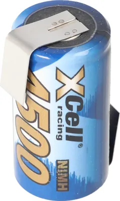 Produktbild von XCell 4500mAh Sub-C NiMH Akku mit Lötfahne Z-Form