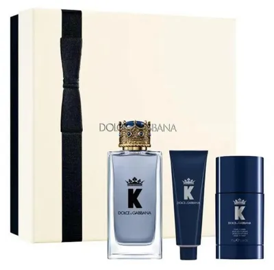 Produktbild von Dolce & Gabbana K pour Homme EDT 100 ml +  DST 75 g +  SG 50 ml ( Mann)