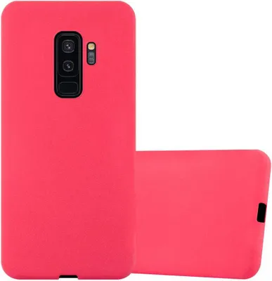 Produktbild von Cadorabo Schutzhülle für Samsung Galaxy S9 PLUS Hülle in Rot Handyhülle TPU Etui Cover Case