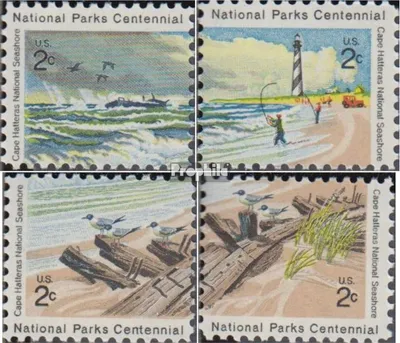 Produktbild von Briefmarken USA 1972 Mi 1062-1065 (kompl.Ausg.) postfrisch Nationalpark