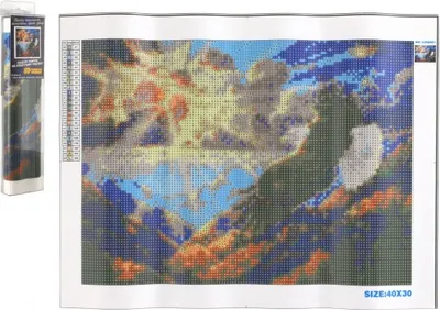 Obrázek produktu pro Diamantový obrázek Orel na obloze 40x30cm s doplňky