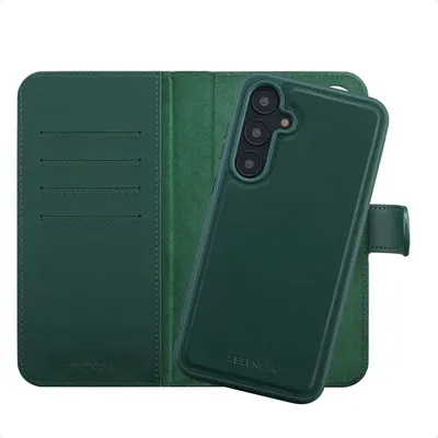 Produktbild von Selencia Olyn Abnehmbare Bookcase mit MagSafe Samsung Galaxy A55 - Grün