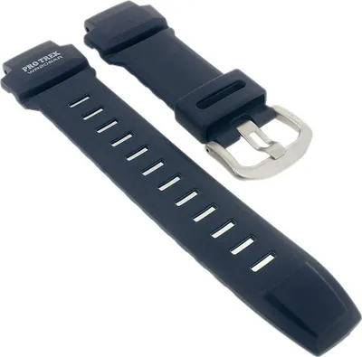 Produktbild von Casio Uhrenarmband | Ersatzband aus Resin blau Pro Trek PRG-280