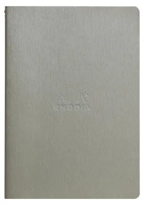 Produktbild von Rhodia Nbuch A5 liniert 32Bl silber