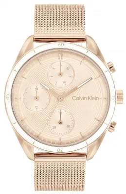 Image de Zegarek damski CALVIN KLEIN 25200175 różowe złoto sportowy