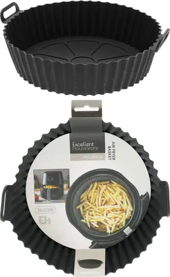 Obrázek produktu pro Silikonový koš pro fritézu bez tuku Excellent Houseware fritovací forma