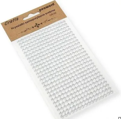 Obrázok produktu pre Samolepiace kryštály CR-02 strieborné 5mm