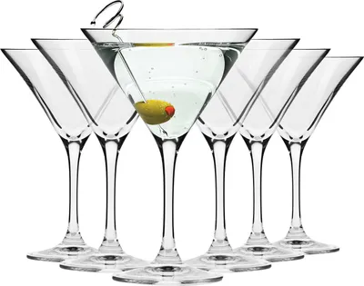 Produktbild von KROSNO Avant-Garde Martini Cocktailgläser, 6er-Set, 240 ml