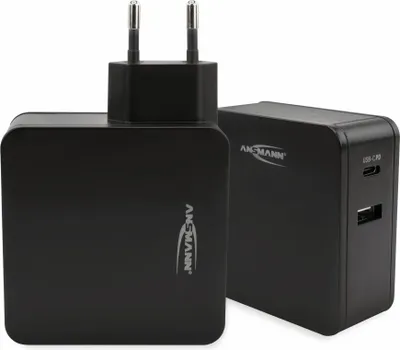 Obrázok produktu pre Ansmann 254PD - Napájací zdroj - 60 W - PD, QC 3.0 - 2 výstupné porty (USB, 24 pin USB-C)