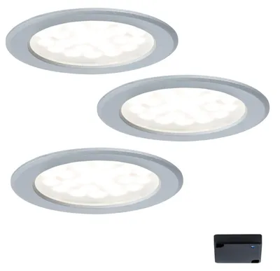 Produktbild von 3x2,6W Paulmann Möbel Einbauleuchten LED Touch 16mm Farbtemperaturwechsel 2700K-6500K