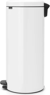Image de Poubelle à pédale newIcon - 30 L, blanc