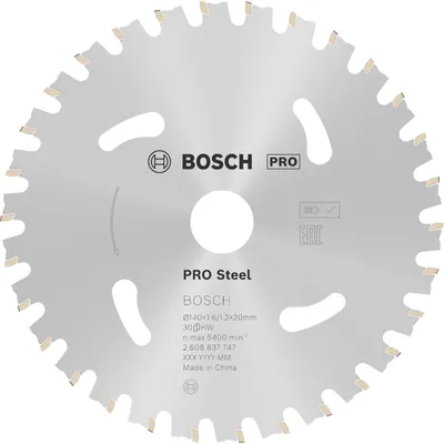 Obrázek produktu pro Bosch 2 608 837 747, Kov, 14 cm, 2 cm, 1,2 mm, 5400 ot/min, 1,6 mm