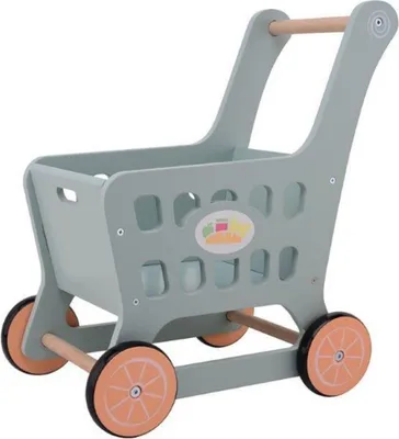 Immagine prodotto di Carrello della spesa in legno 24m+