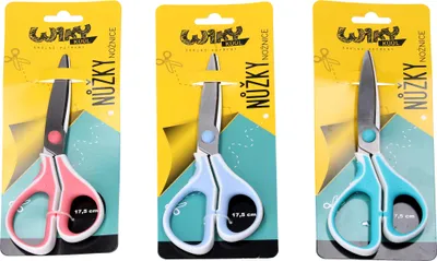 Image de Ciseaux de couleur 17 cm, 4 types