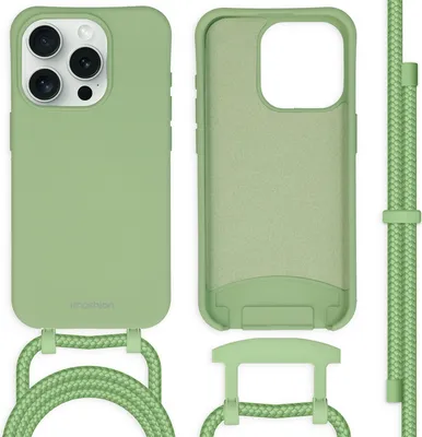 Obrázek produktu pro imoshion Barevný zadní kryt s odnímatelnou páskou iPhone 15 Pro – zelený