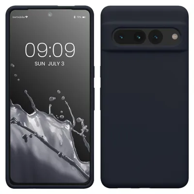 Produktbild von kwmobile Handyhülle für Google Pixel 7 Pro Hülle, für Pixel 7 Pro Case - Hülle Silikon - kabelloses Laden - Heidelbeerblau