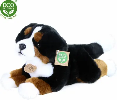 Image de Peluche Bouvier Bernois 32 Cm Ecologique
