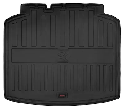 Produktbild von Kofferraumwanne für Skoda Scala 2019- (Schrägheck, Standard-Kofferraum) – Schwarz, passgenau – Rubatro