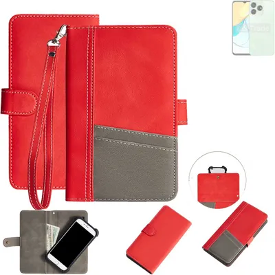 Produktbild von K-S-Trade Handy Schutzhülle für ZTE Blade V50 Design 4G Hülle Portemonnee Brieftasche Klapphülle Kartenfächer Flip Wallet Case Etui