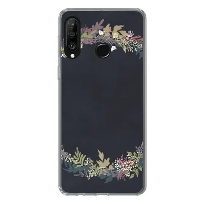 Produktbild von MuchoWow® Handyhülle Schutzhülle Hülle für Huawei P30 Lite Girlande - Pastell - Sommer Silikon Softcase Handy Hülle - Handyhülle