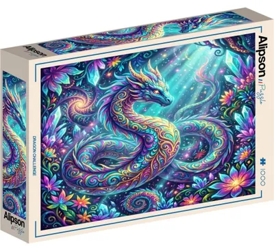 Produktbild von ALIPSON Quadratisches Puzzle Drachenlift 1000 Teile