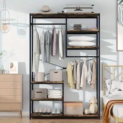 Immagine prodotto di Appendiabiti - Portaabiti - Porta scarpe - Mobile per l'ingresso - Armadio a muro - Dimensioni: 100x40x180 cm