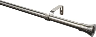 Produktbild von Gardinia Stilgarnitur Konus Ø 16/19 mm, edelstahl-optik, 120 - 210 cm