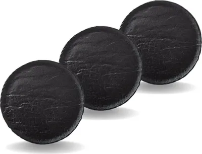 Produktbild von Speiseteller Ø 23cm - Porzellan Slate Stone - Schieferoptik - 3 Stück