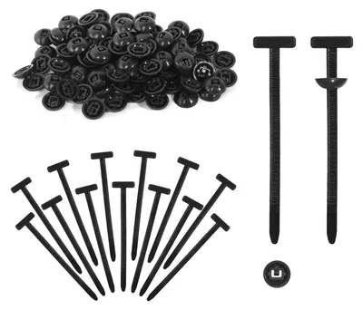 Immagine prodotto di 100 fascette di plastica in nylon per diverse applicazioni