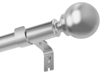 Obrázok produktu pre Nastaviteľná tyč na záclony s držiakmi, dĺžka 70-143 cm