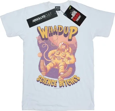 Image de The Big Bang Theory - "Whad Up Science Bitches" T-Shirt für Herren BI13274 (3XL) (Weiß)