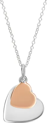 Produktbild von V Anhänger mit Kette 925/- Sterling Silber 42+3cm weiß 358241216