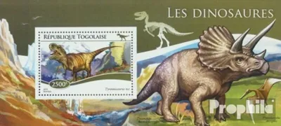 Produktbild von Briefmarken Togo 2015 Mi Block 1124 (kompl. Ausgabe) postfrisch Dinosaurier