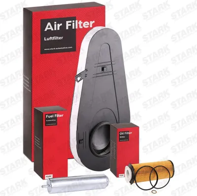 Produktbild von STARK Filterset Inspektionspaket Filtersatz für BMW 5 Touring (F11) 5 Limousine (F10) 7 (F01, F02, F03, F04) 5 GT (F07)