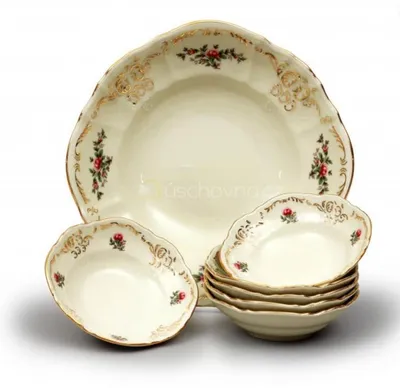 Image de Thun 1794 Bernadotte, set de compote, château, Thun, 7 d.