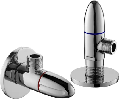 Produktbild von Primaster Design Eckventil 1/2 x 3/8 Round chrom 2er Set